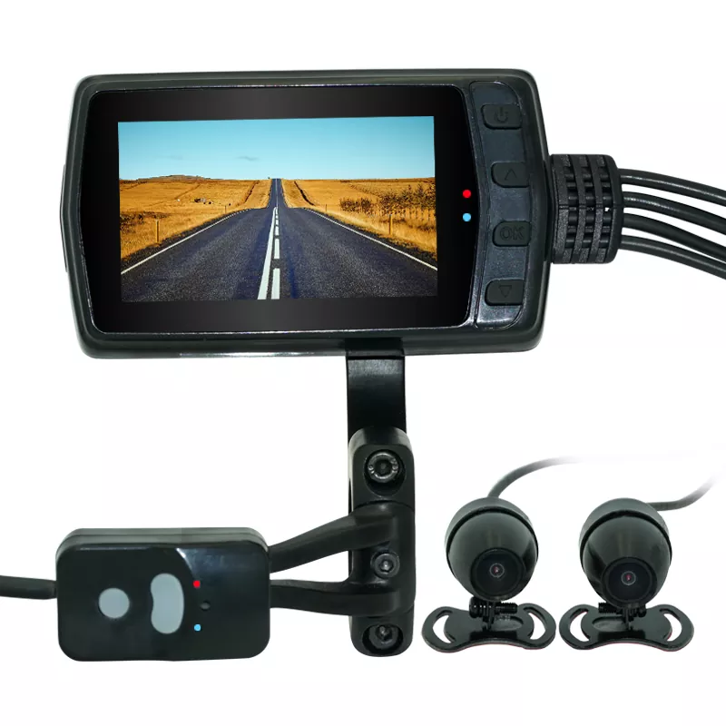 وصول WiFi إلى لقطات كاميرا Dash Cam للدراجات النارية ذات العدسة المزدوجة على هاتفك
